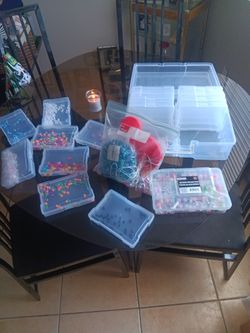 Beads And Container