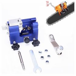 Chainsaw Sharpening Kit, Fast Chain Saw Sharpener Tool, Portable Chainsaw Sharpening Jig, Hand Crank Chainsaw Blade Sharpener, Electric Chainsaw File/