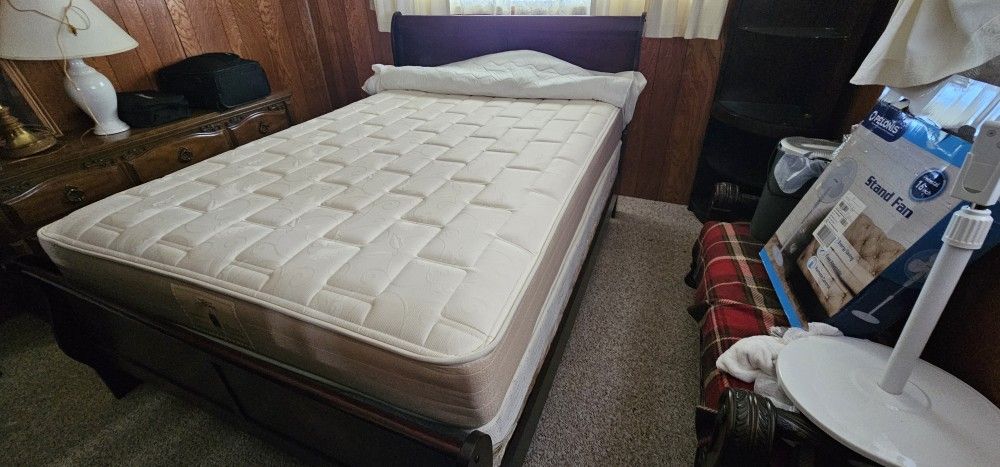 Bed Full Beautiful  Bed,  Matress,   Box spring