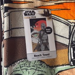 Star Wars The Mandalorian Beach Towel