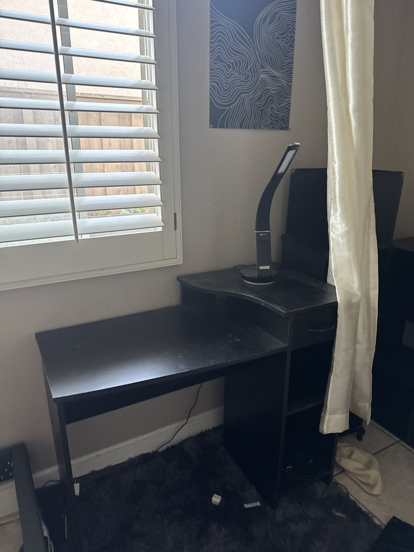 Desk And Lamp