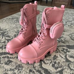 Pink Boots