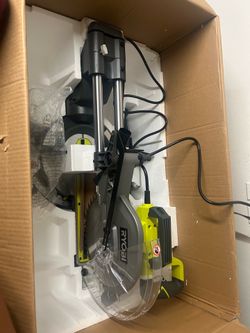 RYOBI 15 Amp 12 in. Corded Sliding Compound Miter Saw with LED Cutline Indicator