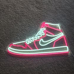 Nike neon shoe