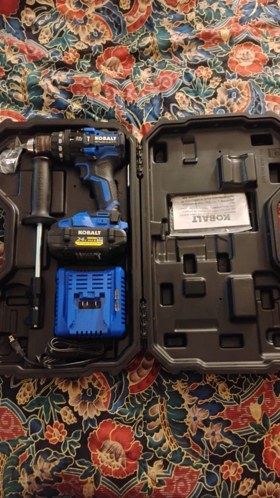Kobalt 24 Volt Drill With Battery And Charger