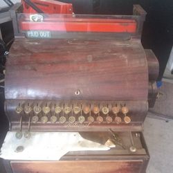 Vintage cash register