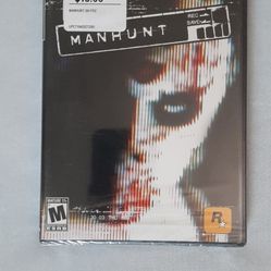 Rare 1st Print Sealed Manhunt Ps2 Game No Trades