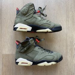 Travis Scott Air Jordan 6 Retro Olive 