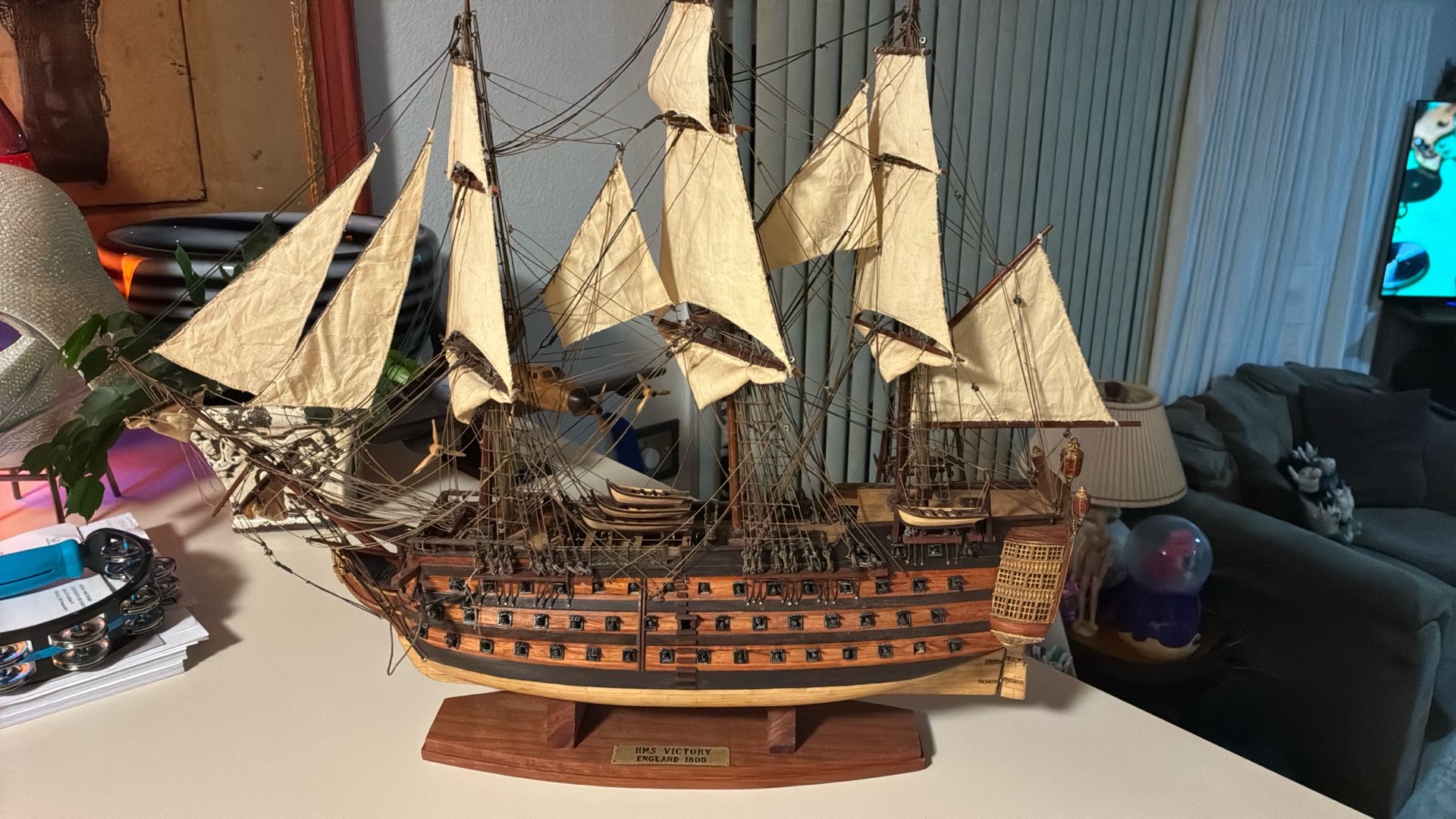 Wood Ship Model HMS Victory 1805
