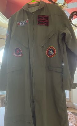 Men’s Top gun flight suit costume size L. new