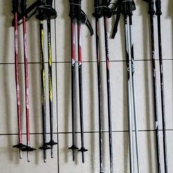 Ski poles - sizes 31" thru 39" - $19 each pair.