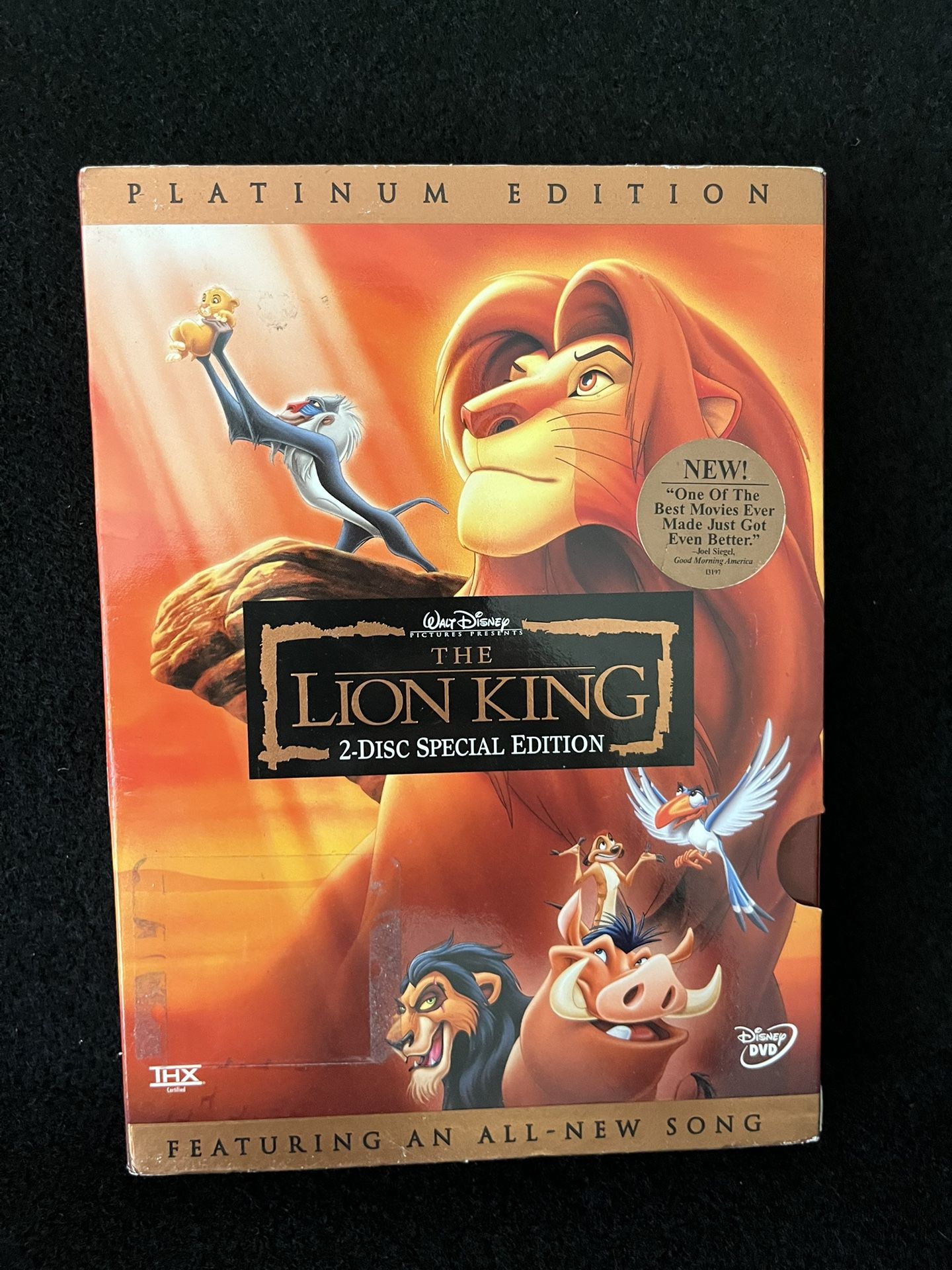 Lion King Factory Sealed DVD