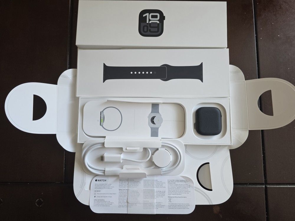 Brand New! Apple Watch Series 10 42mm Jet Black GPS Aluminum  $220.00