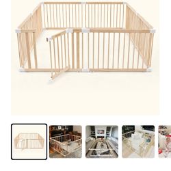 Baby Wooden Playpen 