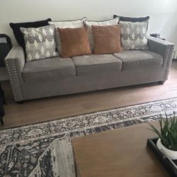 2 Pieces Sofa Set 