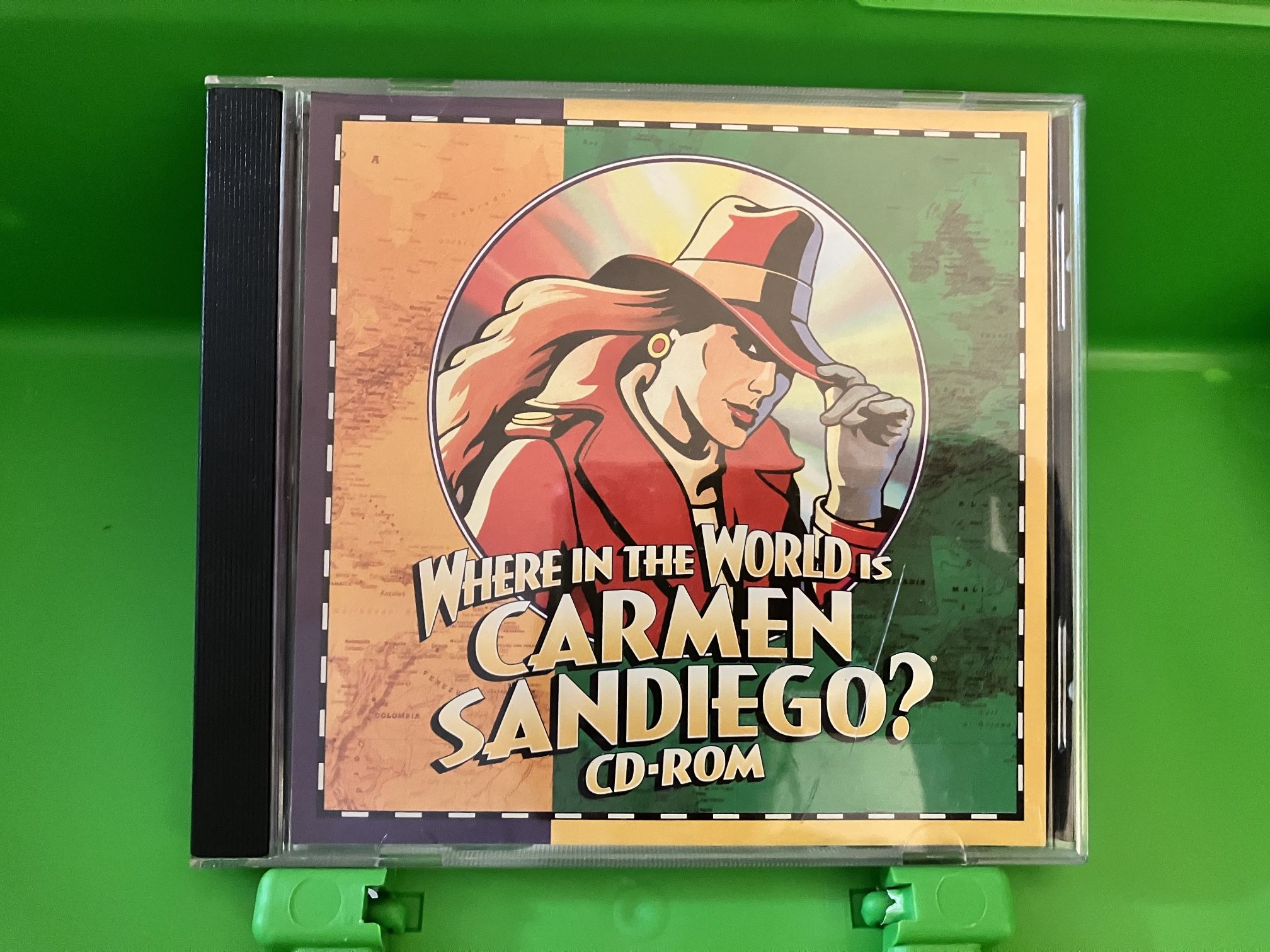 Vintage 1994 PC CD ROM Where in the World is Carmen Sandiego?