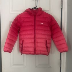 Eddie Bauer Pink Girls Jacket Small 7/8