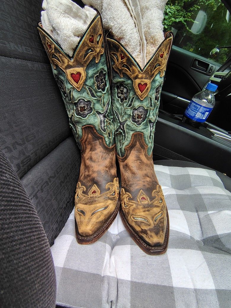 Dan Post Bluebird Cowboy Boots