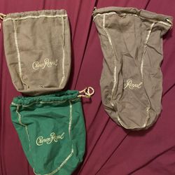 3 Crown Royal Bags