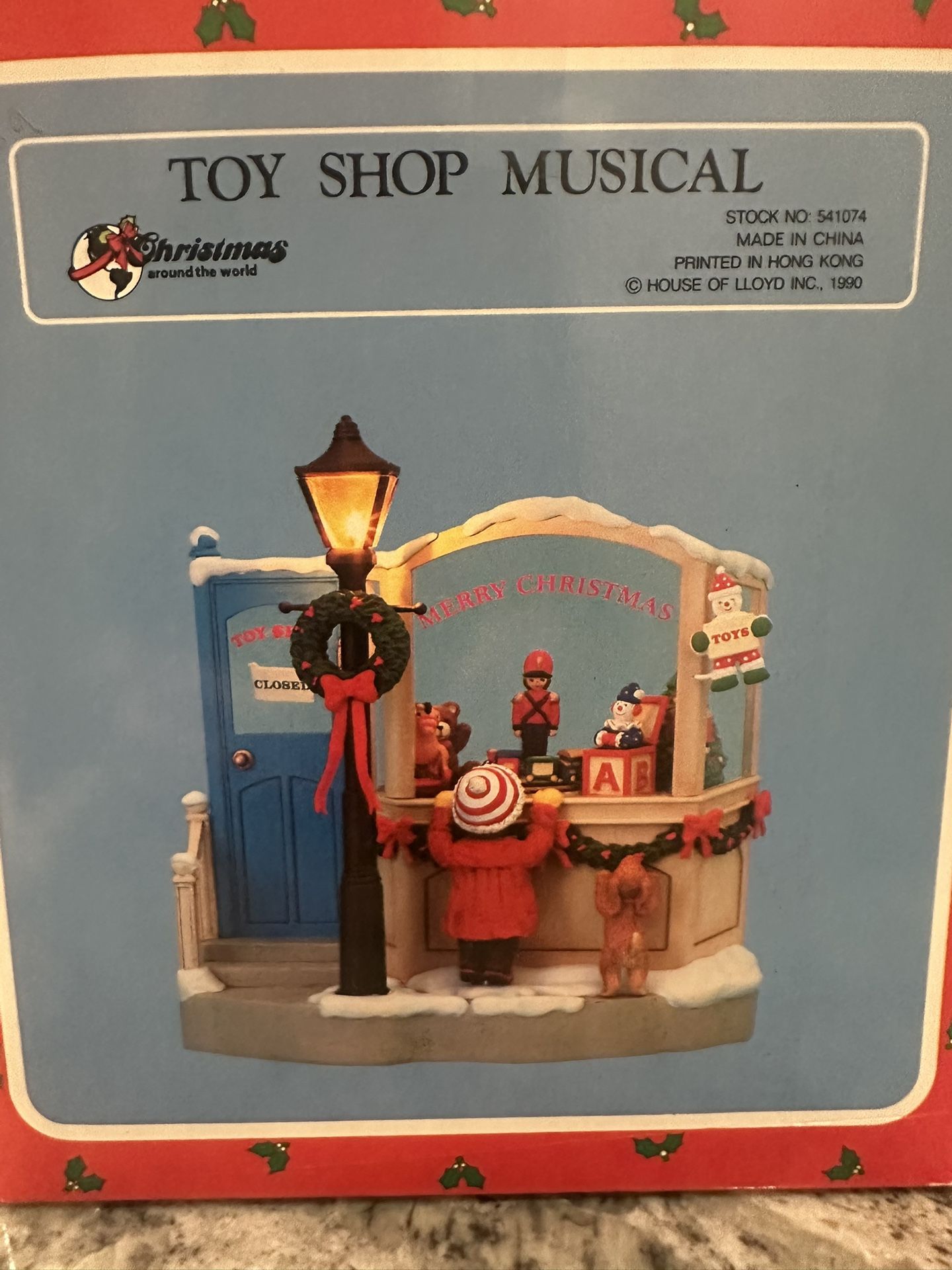 Christmas Toy Shop Musical Scene
