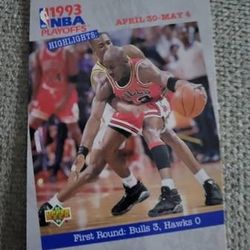 MINT 1993-94 Upper Deck Playoffs Michael Jordan Chicago Bulls #180
