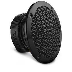 DS18 PRO-ZT6 6.5-Inch 2 Way Pro Audio Midrange Speakers with Built-in Bullet Tweeter 4-Ohms 450W Max 225W RMS Water Resistant - Black Metal Mesh Grill
