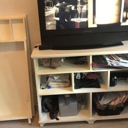 White  TV Stand 