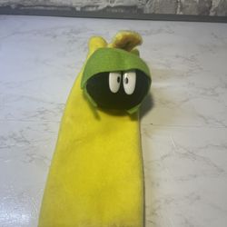 Vtg Looney Tunes Plush Marvin Martian Car Seat Strap Covers Stuffed Alien 1998
