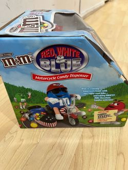 M&M Red, White and Blue Candy Dispenser