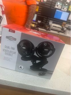 Dual portable fan