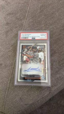 2024 Bowman Luis Matos rookie Autograph /499