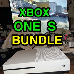 XBOX ONE S bundle• Game Console • Like New Video Games • Wired + Wireless Controllers