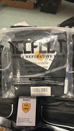 Reflective, safety vest