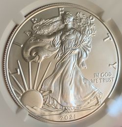 2021 NGC/MS70 Type 1 American Silver Eagle