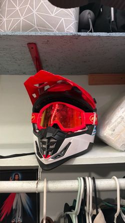 Motocross Helmet with Goggles