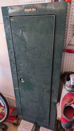 Gun locker, not a safe. Great for ammo or gun storage