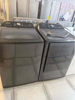 Samsung electric washer and dryer set