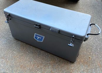Icey-tek cooler.  Roto molded.  Insulated 125 qt
