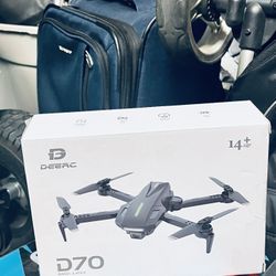 Brand New  DEERC Drone with Camera, D70 Drones with Camera for Adults 1080P HD