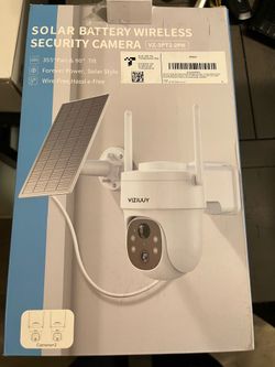 Solar Battery Wireless Security Camera (2 pack)