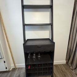 CB2 Wine Rack - Great condition and lots of storage!