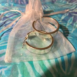 Chaps Ralph Lauren Silver Earrings 