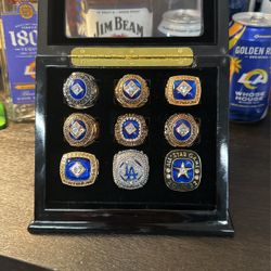 Dodgers Full World Series Ring Collection 