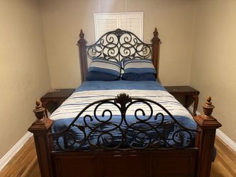 Queen size bed frame