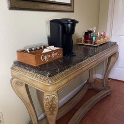 Mirror and console table Marble 