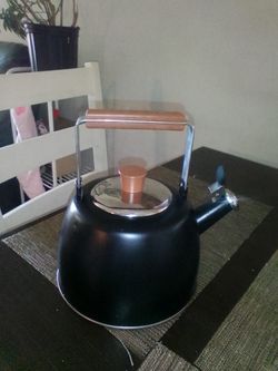 Stainless Steel Whistling Tea Kettle $15 firm