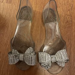 Cinderella Slipper/ Black high Heels 