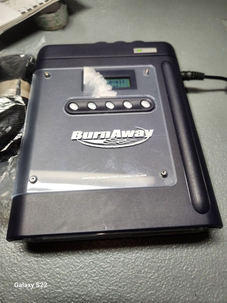 "BurnAway Backup System DVD Combo CD-RW"