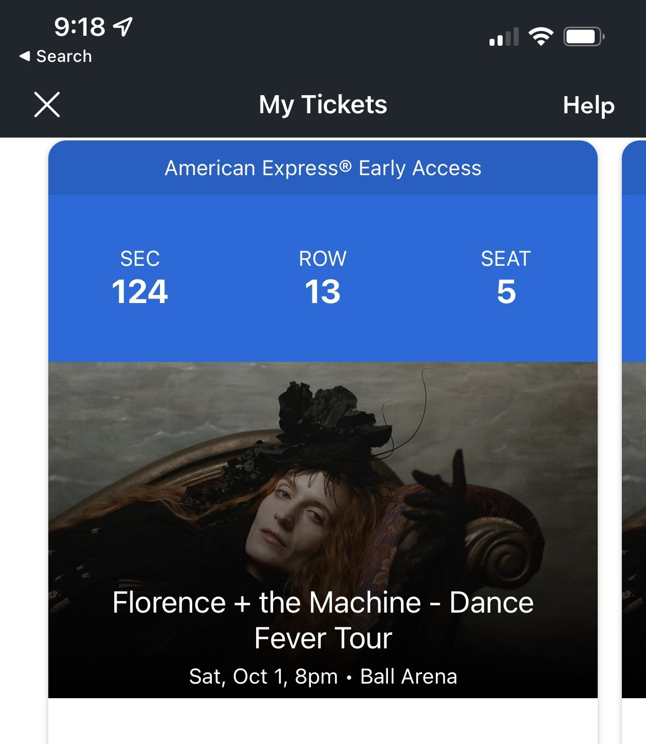 Florence And The Machine 2 Tix Denver 10/1 