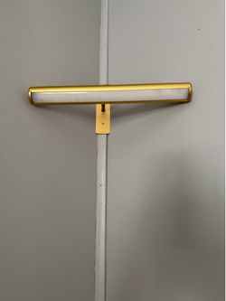 Gold LED Picture Light / Wall Light with Remote